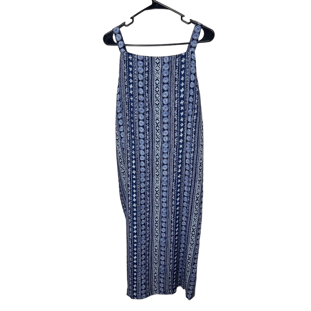 Vintage Chaus Patterned Maxi Dress Womens Size 16